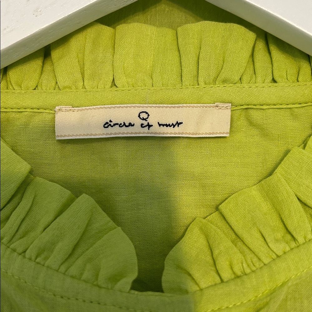 Circle Of Trust - Cristel Blouse Blouses Lime - M - Picture 6 of 7